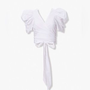 Forever 21 wrap crop top